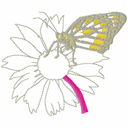 Butterfly Embroidery Design 8